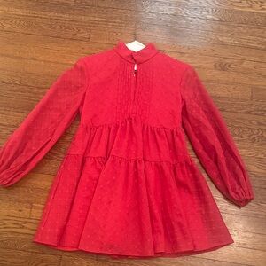 C/MEO Collective Scarlet Textured Mini Dress